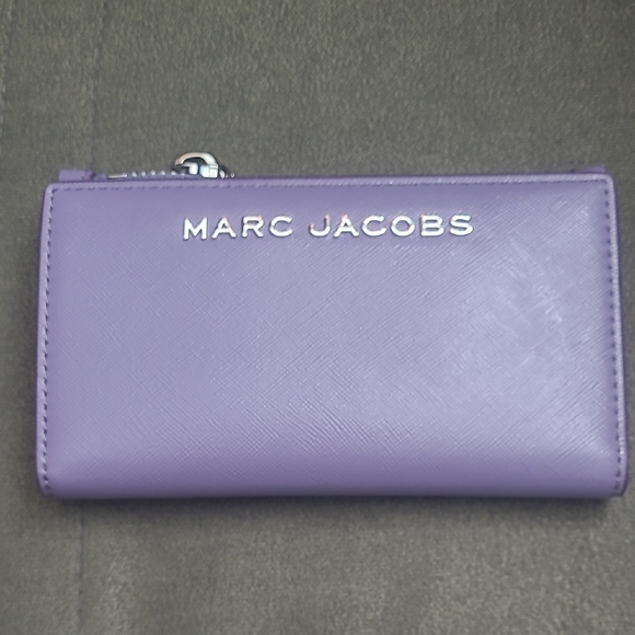 Marc Jacobs Handbags - Marc Jacobs Purple Leather Wallet